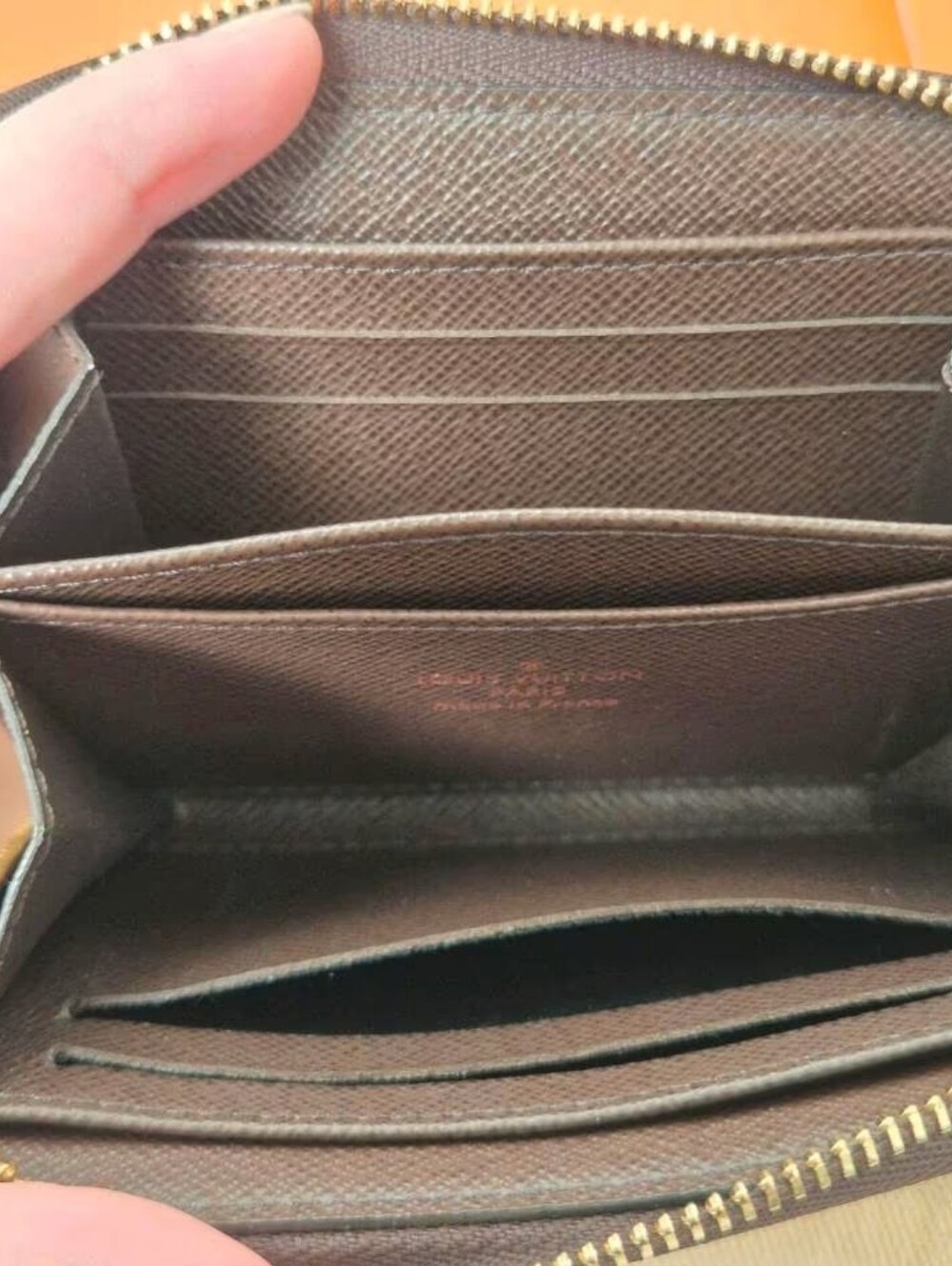 Louis Vuitton Zippy Coin Purse Wallet in Brown - Picture 8 of 10